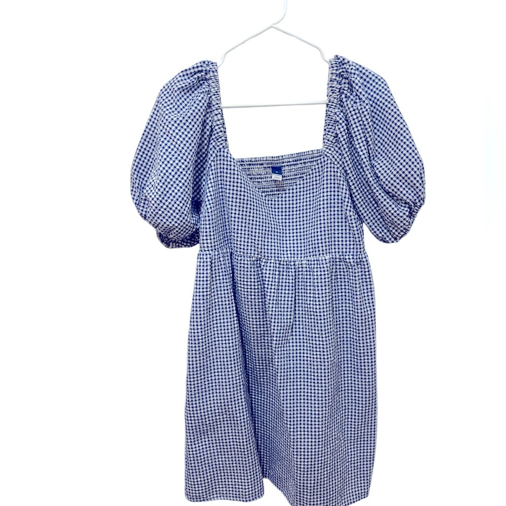 OLD NAVY GINGHAM SUNDRESS MEDIUM